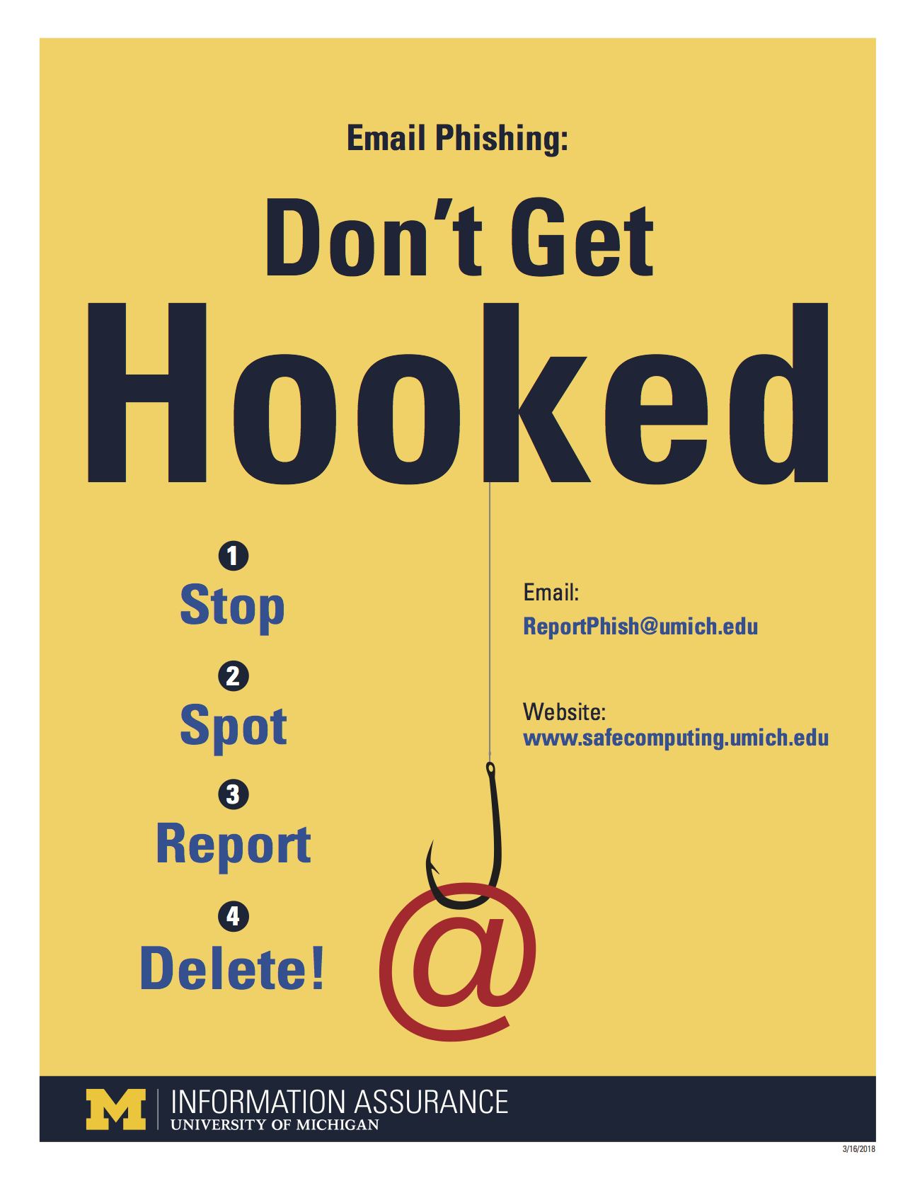 Image of the anti-phishing poster.
