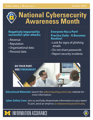 Cybersecurity Awareness Month!