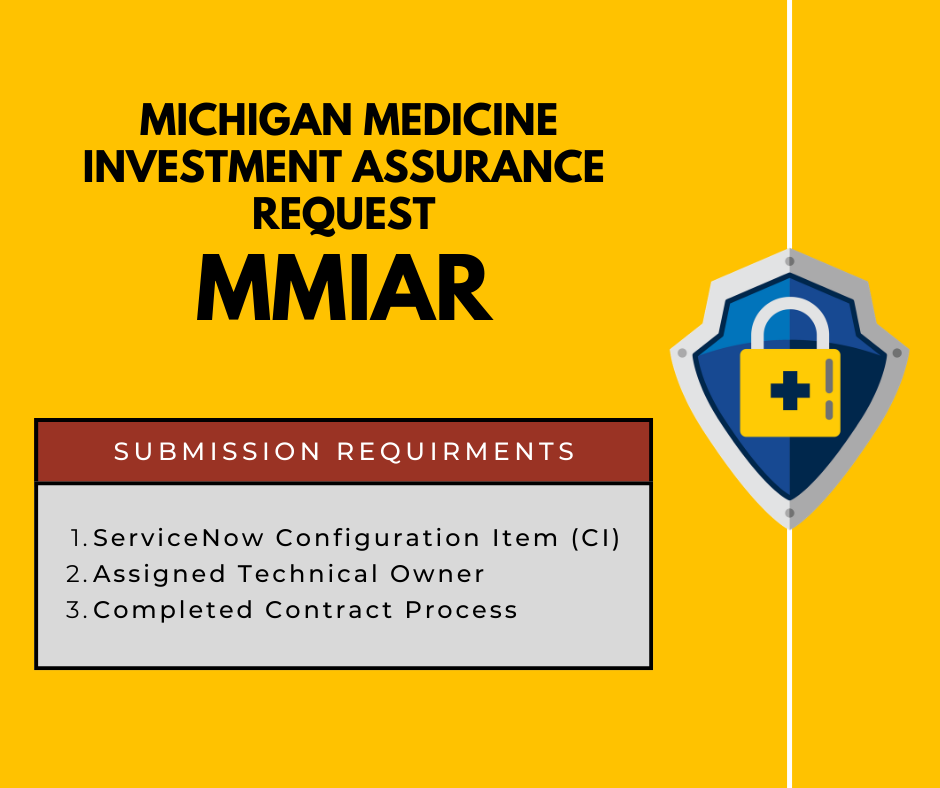 Michigan Medicine investment assurance request graphic