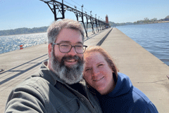 David Savercool and his wife