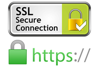 SSL Secure Connection icon with lock