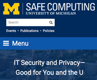 Safe Computing website