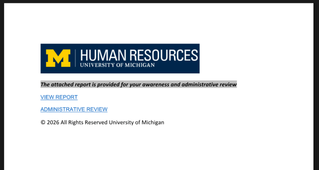 U-M themed Google doc that links to phishing login