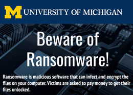 Beware of ransomware!